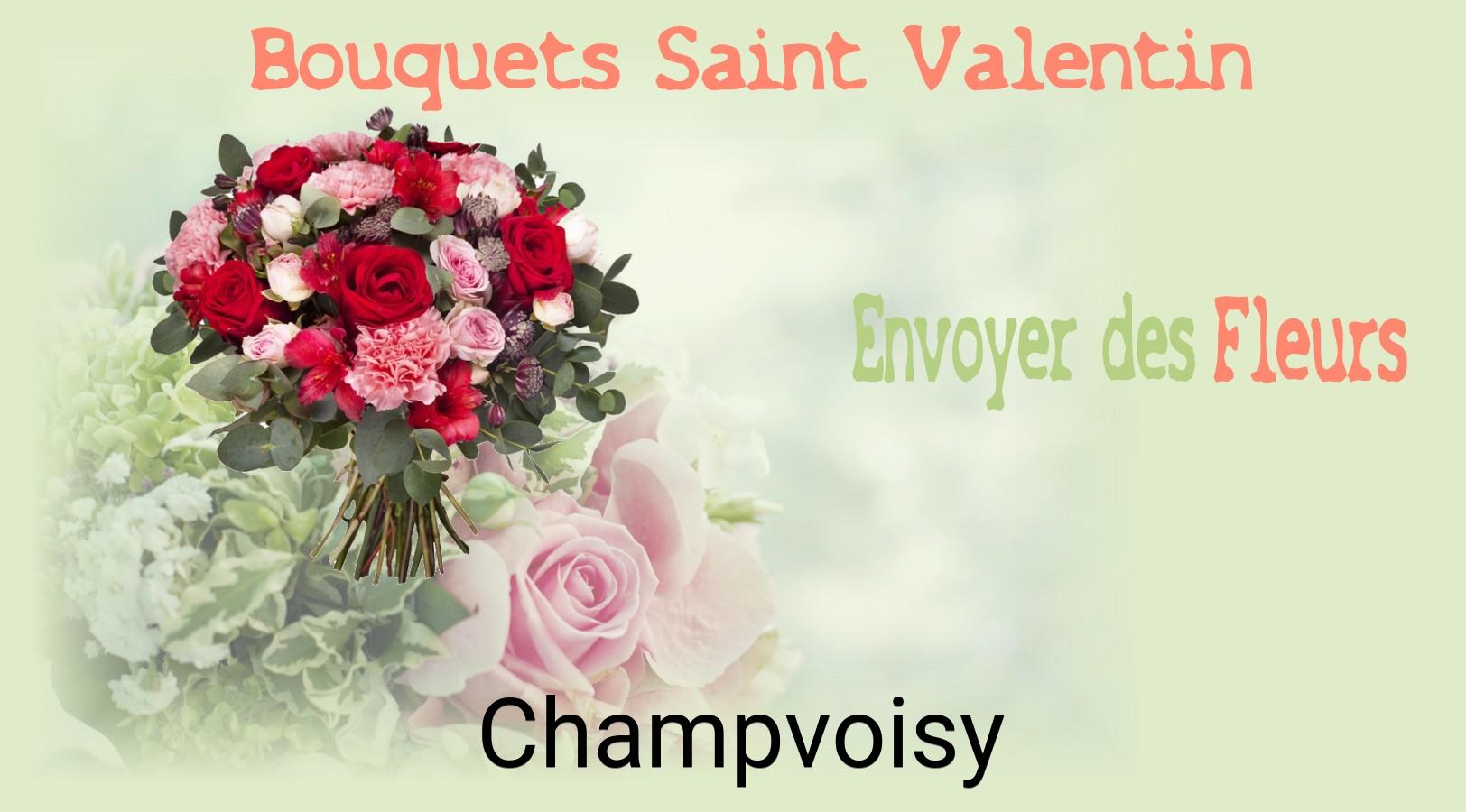 Roses de Saint-Valentin livrées à Champvoisy
